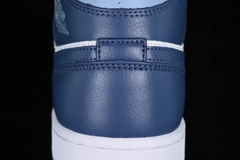 All categories Air Jordan Jordan series basketball shoes Air Jordan 1 Mid Air Jordan 1 Mid AJ1 Joe 1 white and blue Chinese culture and leisure sneakers BQ6472-140